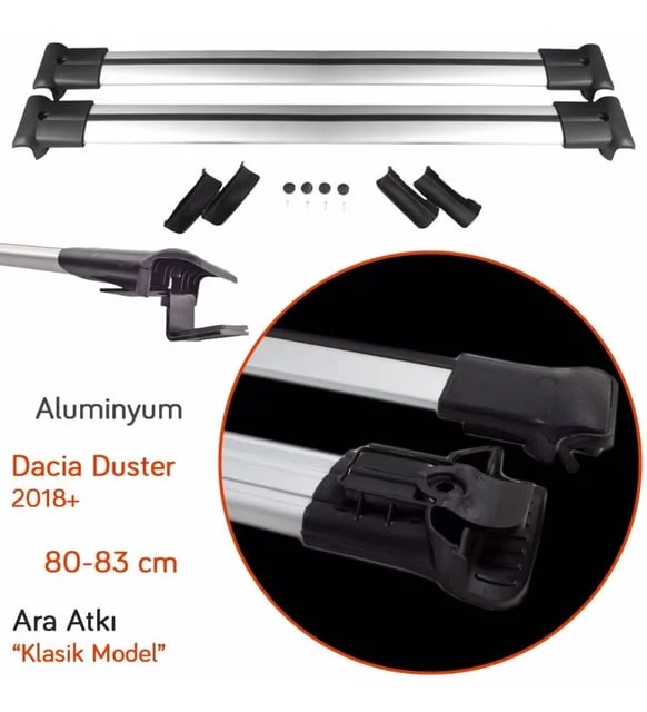 DACIA DUSTER 2018- ARA ATKI ALÜMİNYUM ÖRDEK  SİYAH