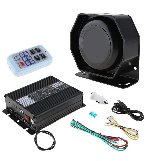 SİREN PROFESYONEL 200W AYARLI UZAKTAN KUMANDALI