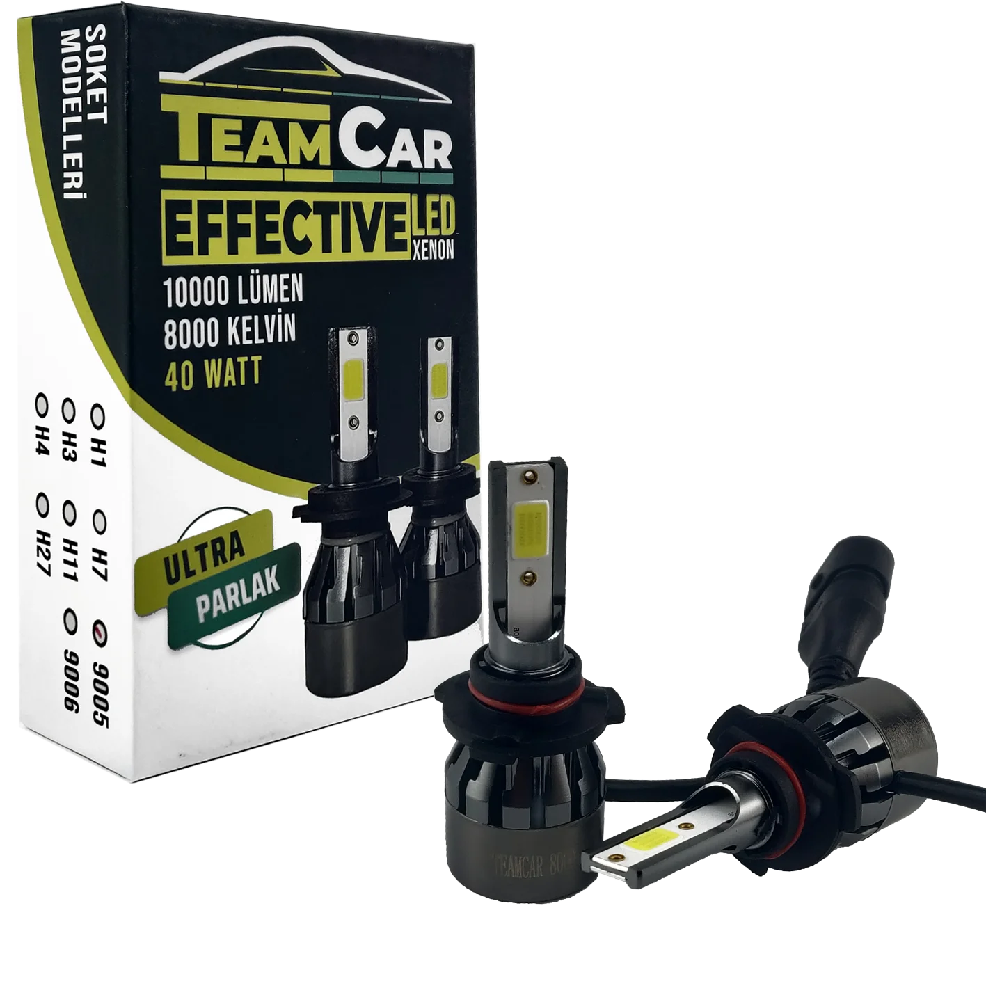 EFFECTIVE XENON 12V-24V KISA FÜME COP  40W  10000LM 8000K