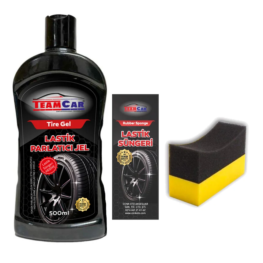LASTİK PARLATICI KORUYUCU JEL 500ML SÜNGER HEDİYELİ